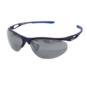 NIKE AERIAL Lightweight Rimless Sunglasses - Matte Midnight Blue / Silver Flash